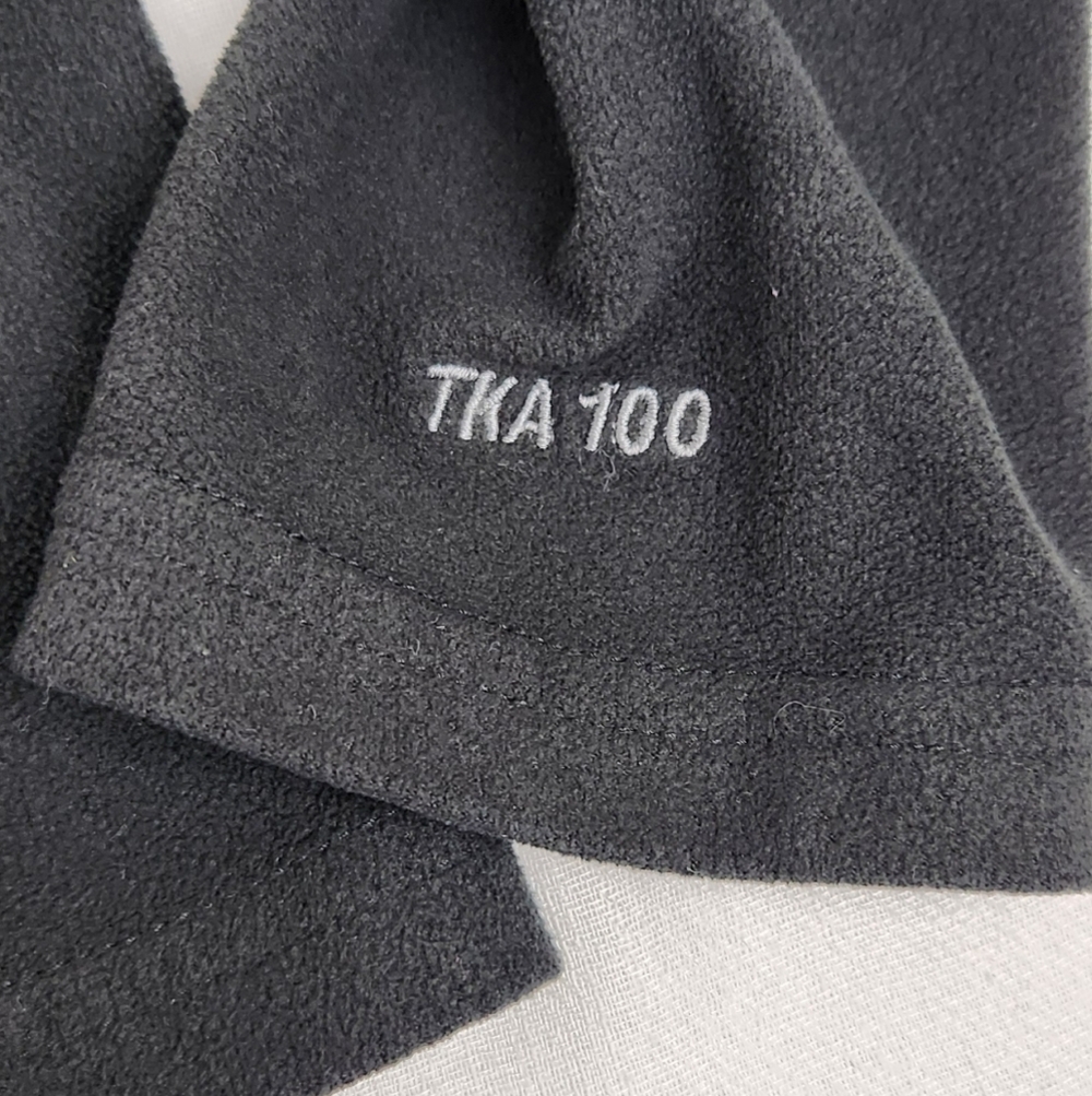 The North Face Black TKA 100 Face 1/4 Zip Up Fleece Style Pullover. - Picture 3 of 4